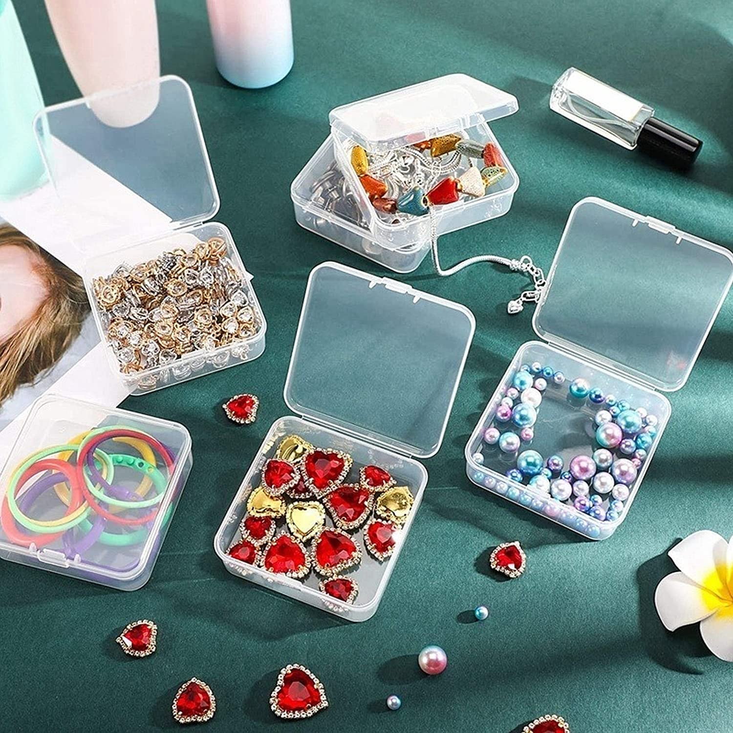 Amazon.co.jp: ZHEJIA プラスチックケース 小分けケース 10個セット